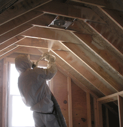 Burlington CT attic spray foam insulation
